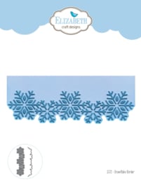Snowflake Border- 1572 Elisabeth craft Design