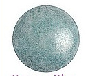 Cabochon 8mm®ParPuca®Beads- Opaque Blue Ceramic look