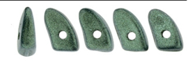 Prong Bead 3/6mm [loose] Metallic Suede Lt Green - 79051MJT