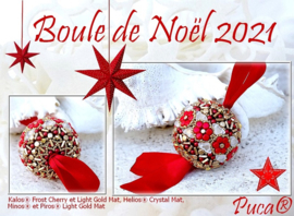 Patroon "Boul De Noël" ®ParPuca Beads