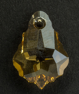 Swarovski Barok Hanger- Light Colorado Topaz