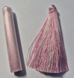 Tassel Licht Rose Wit gemeleerd