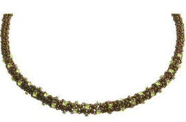 Collier Romy- Kaki/ Citrus Green