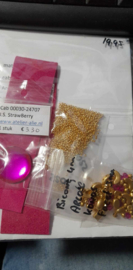 Pakket "Julia" Bracelet ®ParPuca®Beads Kleur: Roze