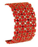 Armband  Maya- Rouge -Siam-Dore