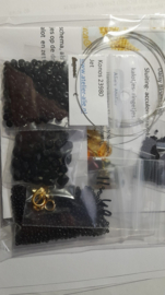 Pakket: Collier K'Atie ®ParPuca®     Kleur Zwart