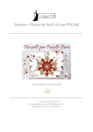 Patroon  "Flacon de Noël   ®ParPuca®Beads.
