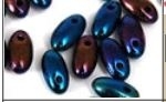 Ri 21435jt  Rizo beads  Iris Blue