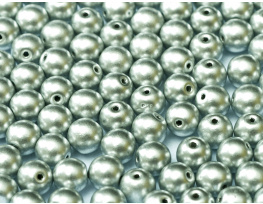 ronde kralen 3mm Aluminium Silver- 01700