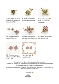 Patroon ''Oorstekers''®ParPuca®Beads