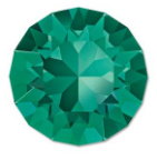 Chaton SS29- Emerald Foiled