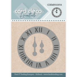 Card Deco Mini- Stansmal KLok