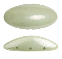 Athos met 3 rijg gaten -Opaque Light Green Ceramic Look