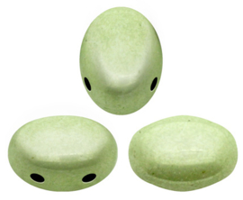 Samos®Par Puca®Beads 03000-14457 Opaque Light Green Ceramic Look