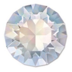 Chaton SS39- White Opal Foiled