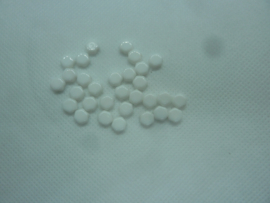 Honeycomb Beads- 6mm Chalk opaque 03000