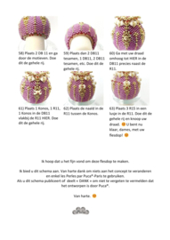 Patroon Bouchon"Orchidee" ®ParPuca®Beads - Flesstopper