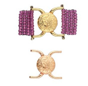 Souda Ii-11/0 Mag Clasp 24k Rose Gold Plate