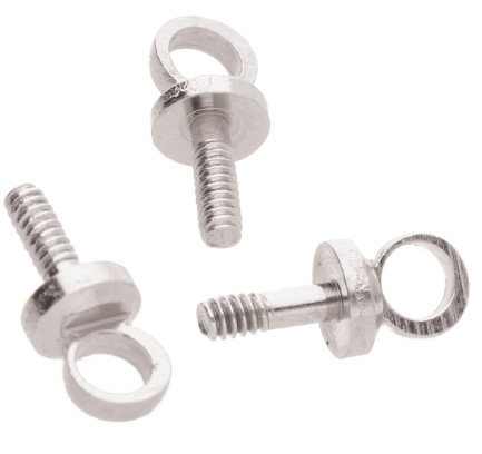 Screw Pegs- Silver plate