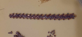 Pakket Stormy Armband in het     Groen met olivine AB Bicones