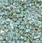 Miy Tila Beads- 4514 Picasso Seafoam Green