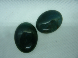 Cabochon  ovaal - Groen