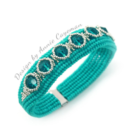 Kit Bracelet Skill- Turquoise/Argent