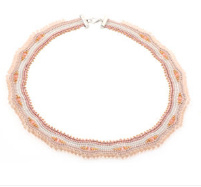 Kit Collier Loukkos- Vieux Rose/Argent