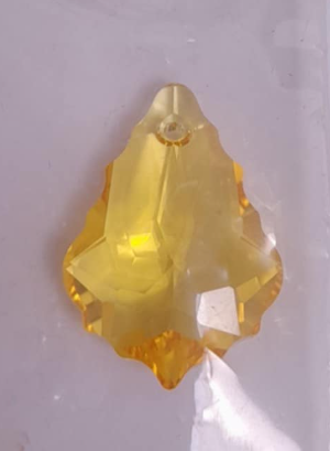 Swarovski Barok Hanger- Yellow