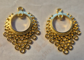 Etnische Metalen Hanger met ringen