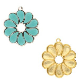 SkilosPaisly Setting Gold Plate