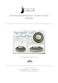 Patroon "Soleil" ®ParPuca® speldenkussen- gratis bij James