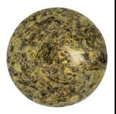 Cabochon ®ParPuca®Beads - Metallic Mat Old Gold Spotted 14mm -23980-65322