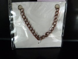 metal ketting Copper kleur