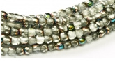Glass Pressed beads  2mm - 28101 Crystal Vitrail