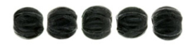 Melon Beads 3mm- Jet 23980