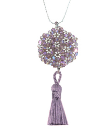 Collier Bilimbi- Light Amethyst Shimmer2x- Argenté