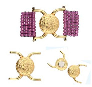 Souda Ii-11/0 Mag Clasp 24k Gold Plate
