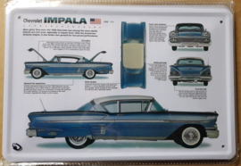 Metaalplaat Chevrolet Impala