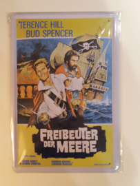 Metaalplaat Bud Spencer en Terence Hill