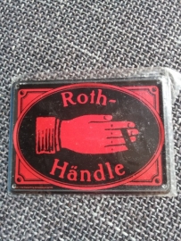 Metaalplaatje "Roth-Händle" 8 x 11 cm