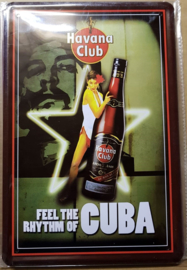 Metaalplaat Havana Club