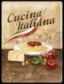 Metaalplaat Cucina Italia
