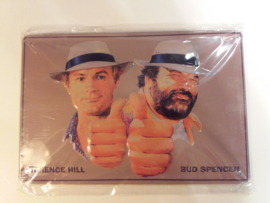 Metaalplaat Bud Spencer en Terence Hill
