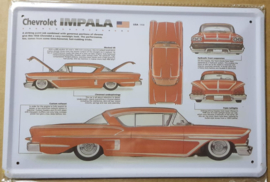 Metaalplaat Chevrolet Impala