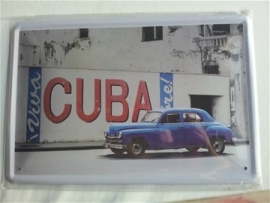 Metaalplaat Cuba