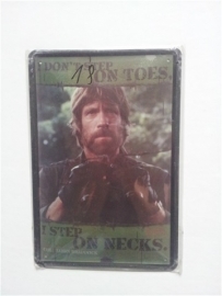 Metaalplaat Chuck Norris