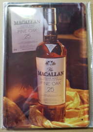 Metaalplaat Whiskey Macallan
