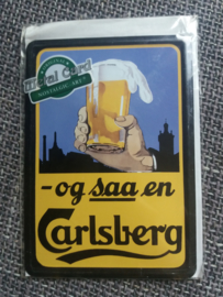 Metalen Postkaart Carlsberg
