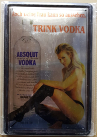 Metaalplaat Vodka